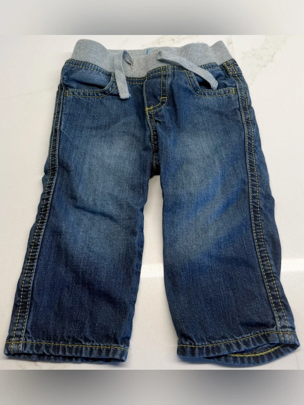 Baby Gap 12-18M Boys Jeans Bundle 3 Denim Pants Pull-On & Snap Waist